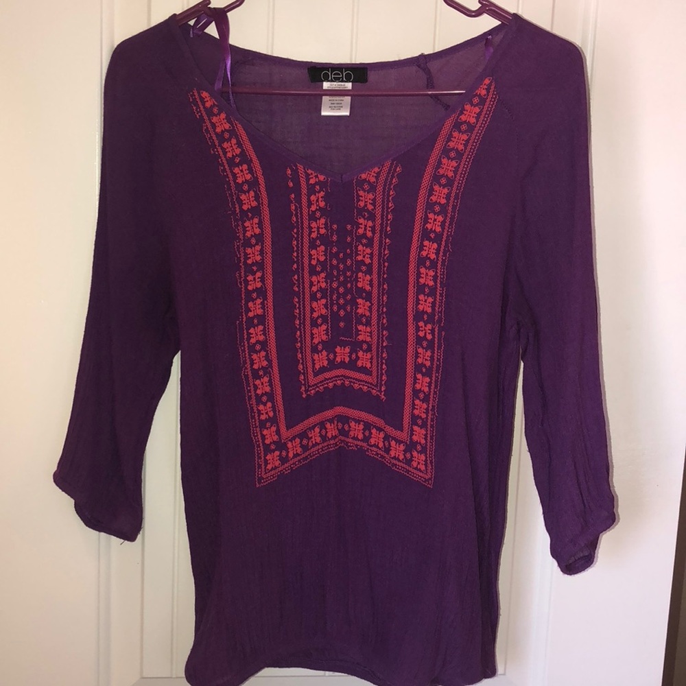 Purple blouse